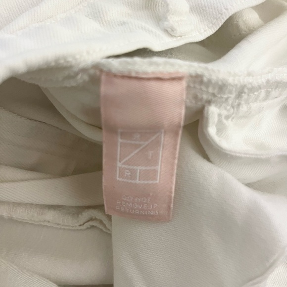 Agolde White Riley Crop Jeans - Picture 10 of 13